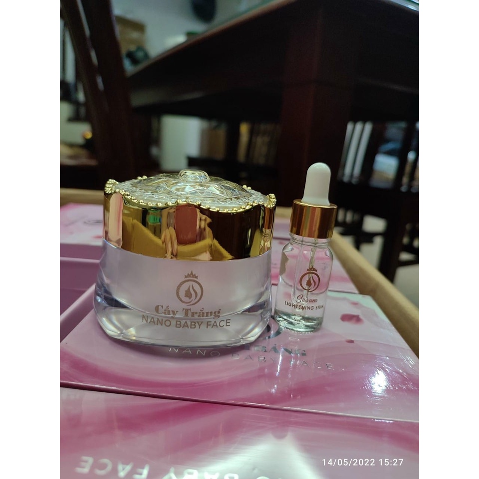 Cấy Trắng Nano Baby Face Trắng Da, Cấp Ẩm, Làm Sáng Da, Mờ Thâm Dùng Trong Spa