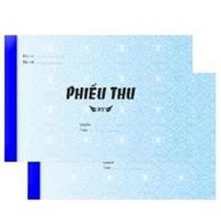Combo 40 cuốn phiếu thu 1 liên