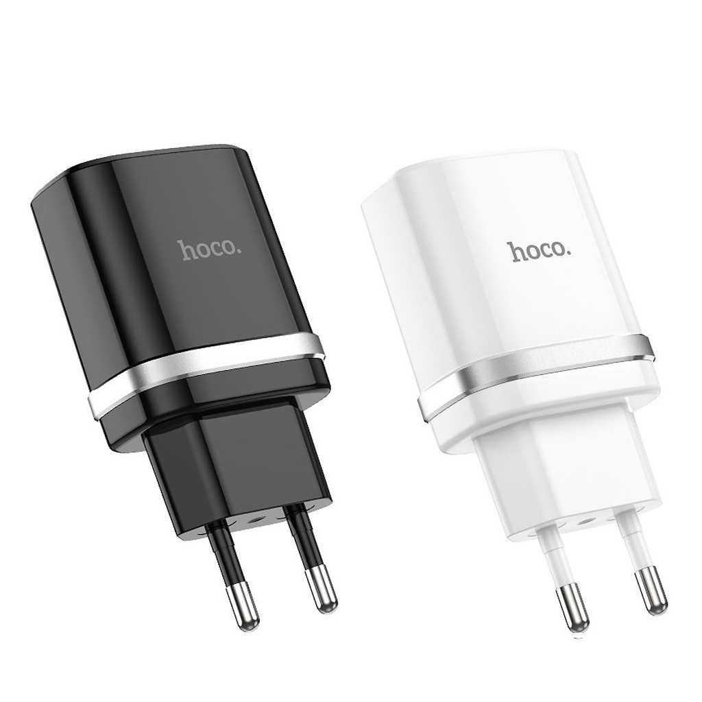 Củ Sạc Nhanh 18W Hoco C12Q - Cốc Sạc Nhanh Cổng USB Hỗ Trợ QC3.0, QC2.0