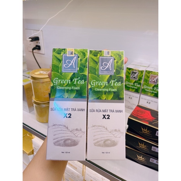 Sữa rữa mặt trà xanh x2