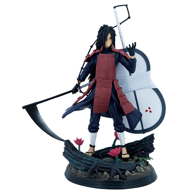 Mô Hình Nhân Vật Uchiha Madara Trong Naruto Shippuden Bằng PVC Cao 30cm 2 Đầu