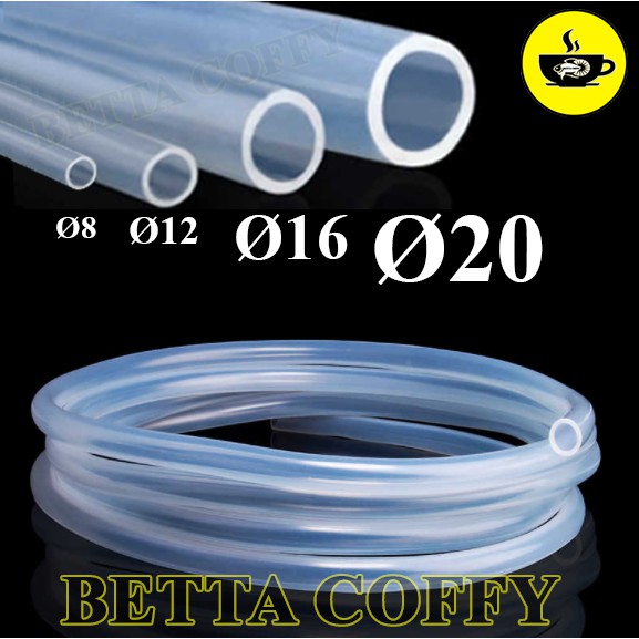 Dây 8 12 16 20 Li - Ống Trắng Dẻo Gắn Vào Máy Bơm Nước Hoặc Máy Oxy