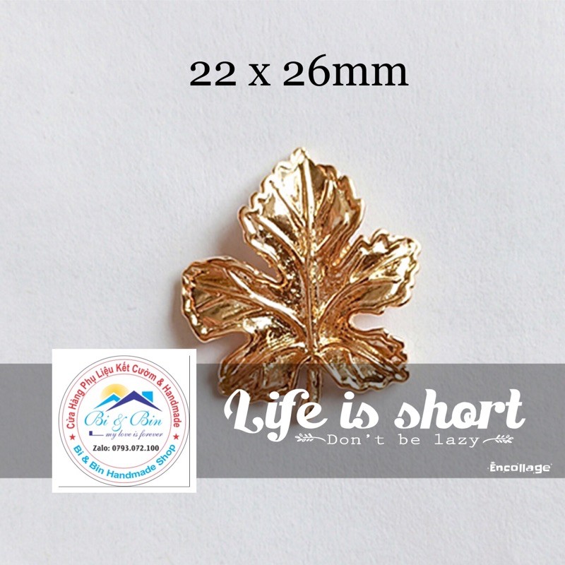 4 Chiếc Lá Phong Center Làm Phụ Kiện Handmade