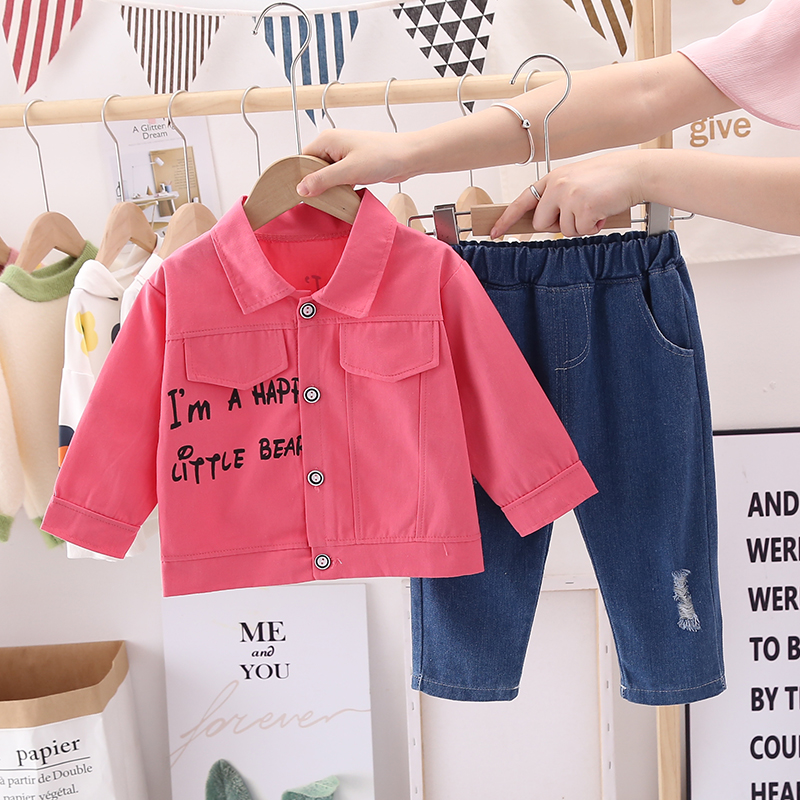 Set Quần Dài Và Áo Sơ Mi Tay Dài Phong Cách Hàn Quốc Cho Bé 0-5 Tuổi