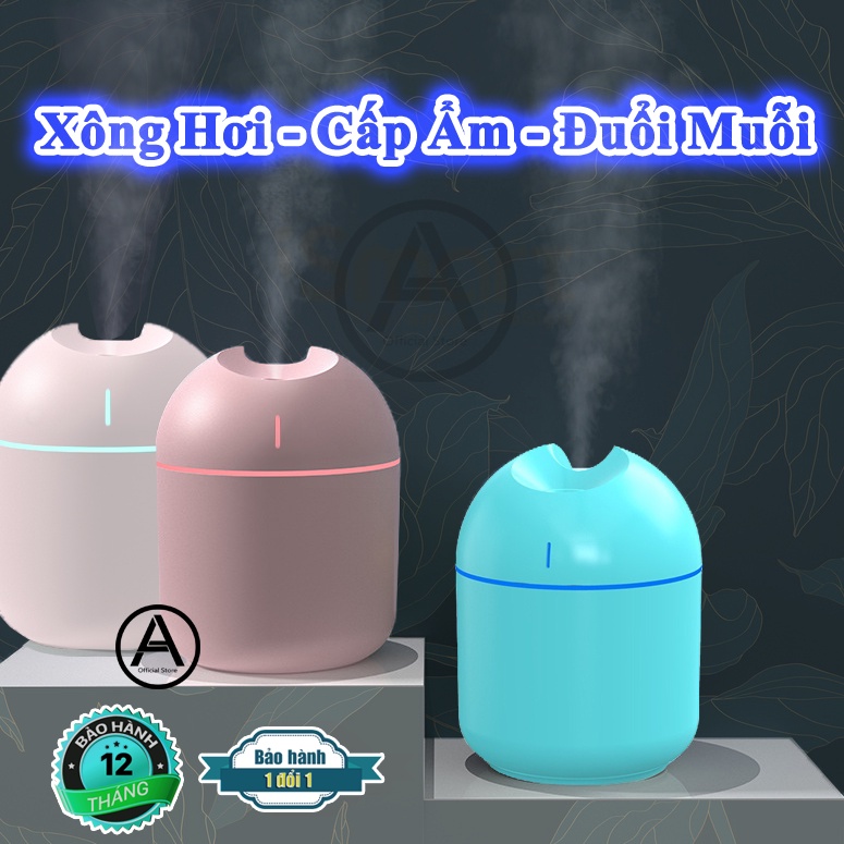 Máy Xông Tinh Dầu Mini , Máy Phun Sương Khuyếch tán tinh dầu thơm phòng xua đuổi côn trùng.