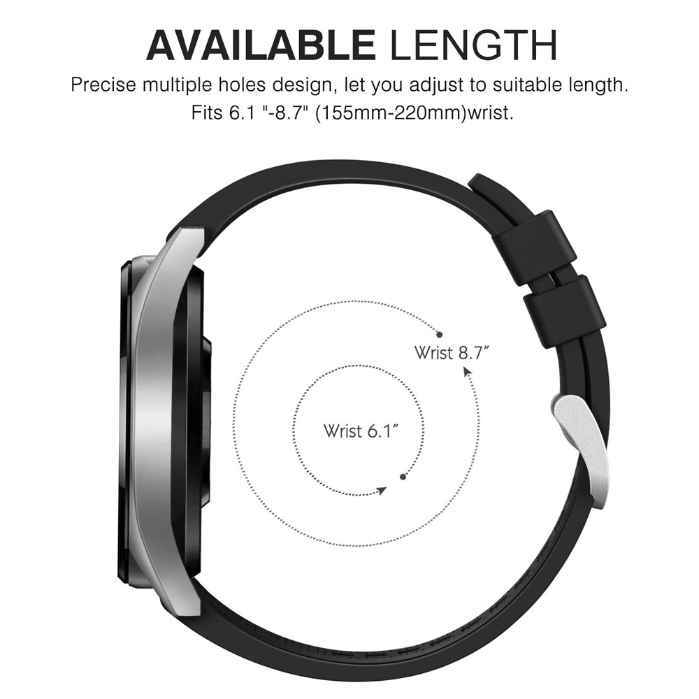 SAMSUNG Dây Đeo 22mm gt 2 2e pro Cho Đồng Hồ huawei galaxy watch 4 5 40mm 44mm 20mm gt3 46mm