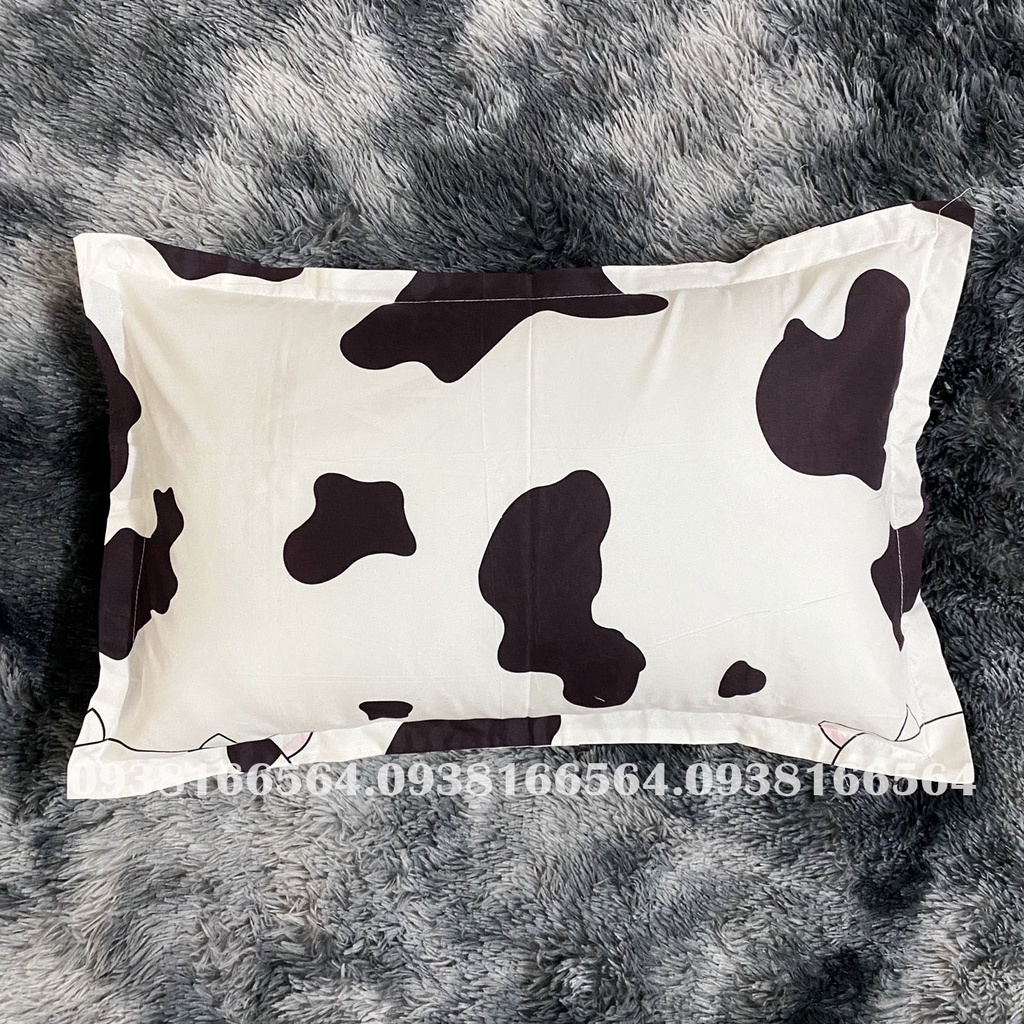 TRỌN BỘ COTTON POLY 5 MÓN CHĂN PHAO DÀY DẶN HÀNG VN BÒ SỮA  - ĐỦ KÍCH THƯỚC