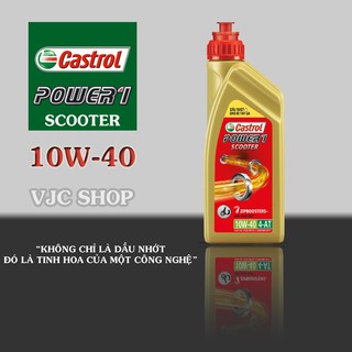 Dầu Nhớt Cho Xe Tay Ga Castrol Power 1 Scooter 10W-40 dung tích 800 ml
