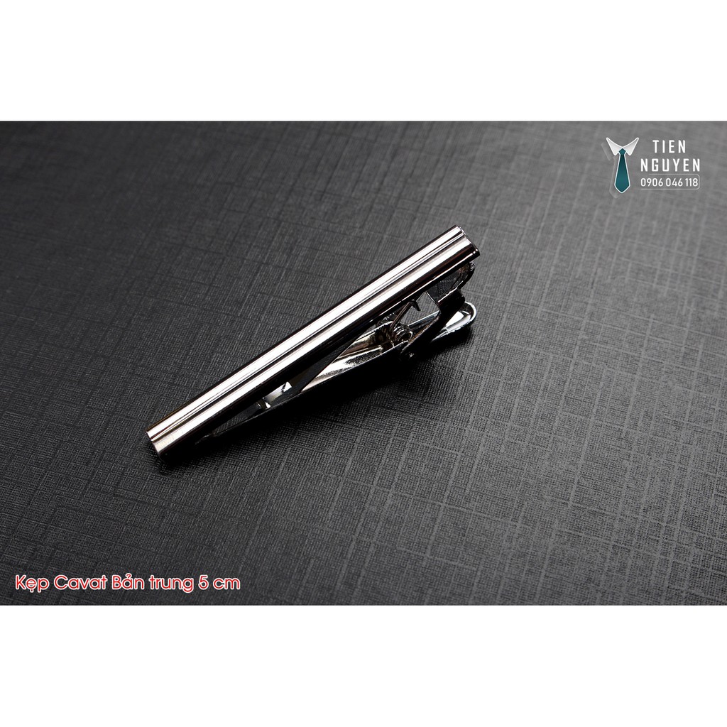 Kẹp cà vạt nam dành cho cavat bản trung ( 5cm)