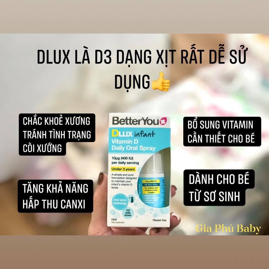 Vitamin D3 dạng xịt