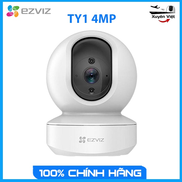 Camera wifi không dây, camera gia đình EZVIZ TY1  wifi 2K 4MP,-Camera Xuyên Việt