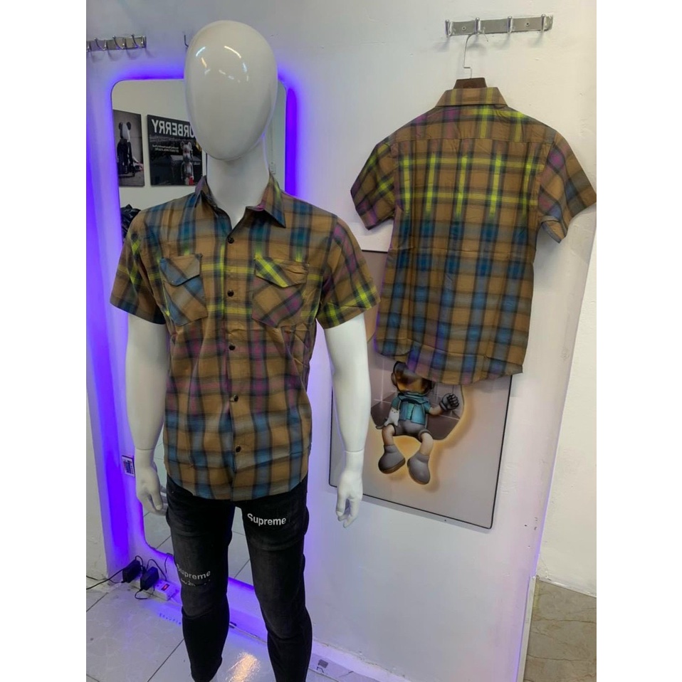 Áo sơ mi nam tay ngắn loang 7 màu++vải nỉ cao cấp form đẹp mẫu mới-tara_shop96