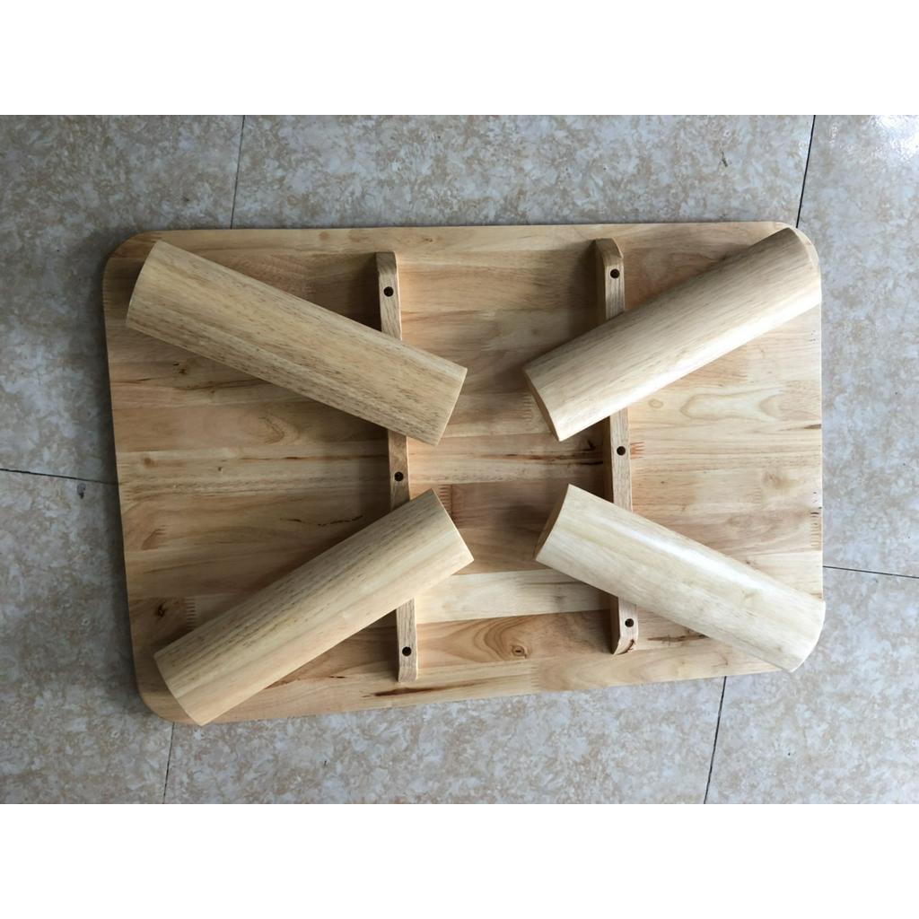Bàn Xếp Chân Tiện 60cm x 90cm ( gỗ tự nhiên )