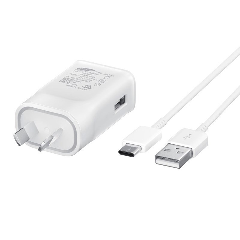 Bộ Sạc Samsung 15W USB To Type C CHÍNH HÃNG, Bộ Sạc Nhanh Note 9, Note 8, S9, S8- BH 6 tháng