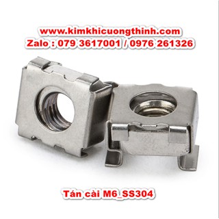 TÁN GÀI, ECU GÀI, TÁN CÀI M6 INOX 304_ 10 CON