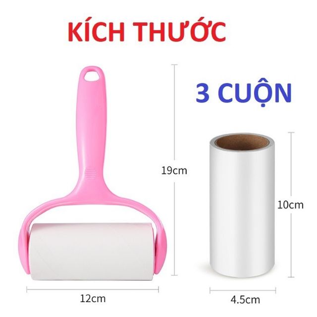 Cây lăn bụi, lăn lông chó mèo cầm tay xuê dính