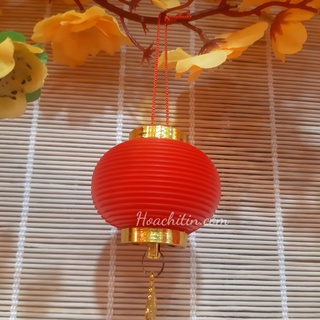 Set 5 Lồng đèn tròn đỏ trang trí Tết