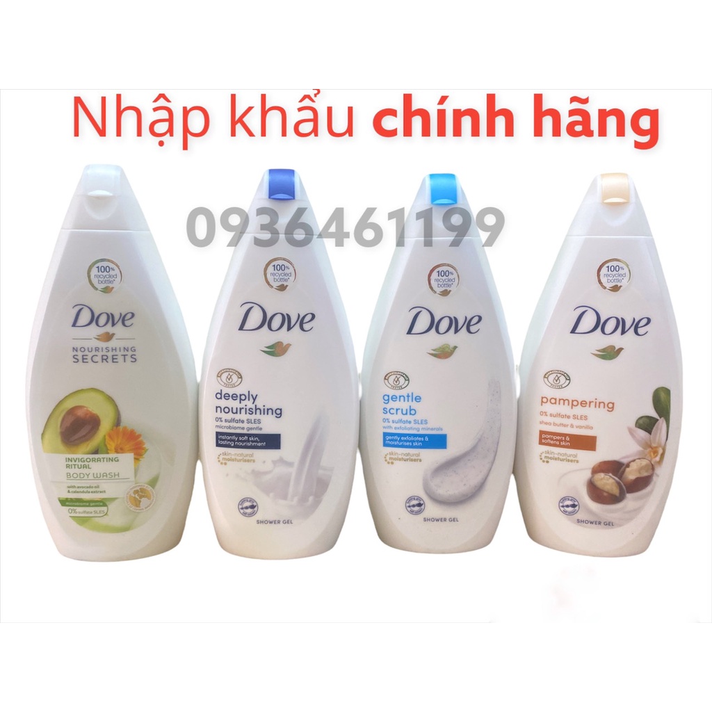 Sữa Tắm Dove Cao Cấp 500ml (Hàng Của Đức)