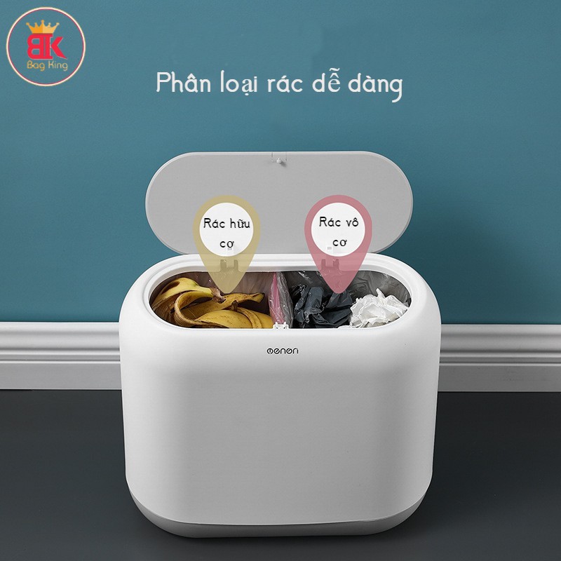 Thùng Rác Thông Minh Thùng Rác Cao Cấp Oenon Dung Tích 10L