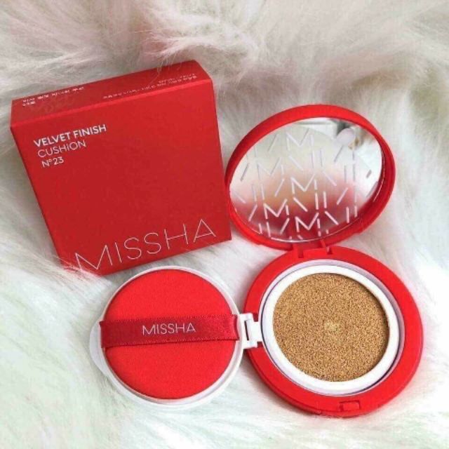 PHẤN NƯỚC MISSHA PHIÊN BẢN MỚI VỎ ĐỎ - MISSHA CUSHION VELVET
