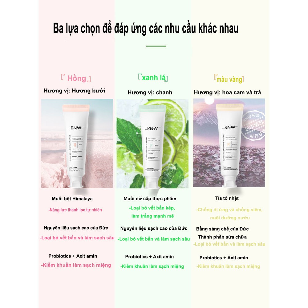 Kem Đánh Răng RNW Thiết Kế Cao Cấp 100g