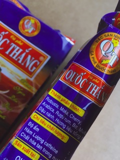 Cà phê xay Quốc Thắng xanh 500g