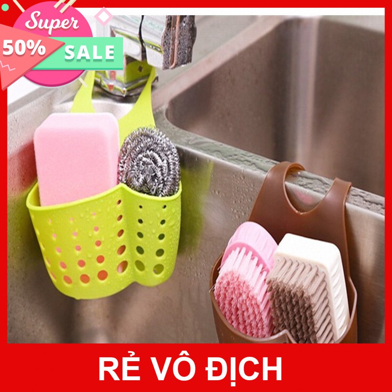[Hot]-[Giá Rẻ] Giỏ treo sinicol đựng vật dụng bồn rửa chén