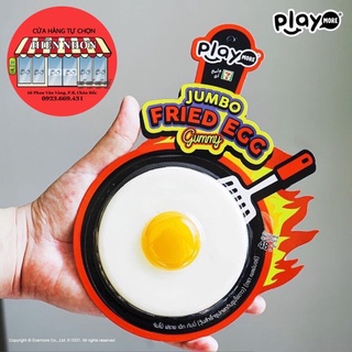 Kẹo dẻo hình trứng chiên Jumbo Playmore Thái Lan 48g