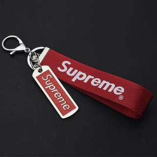 Móc khoá dây logo supreme