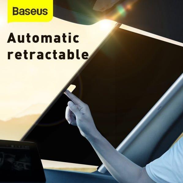 Baseus -BaseusMall VN Màn kéo che nắng cửa kính trước dùng cho xe ô tô Baseus Auto Close Car Front Window Sunshade