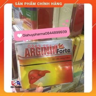 [Viên uống] Arginin forte giúp bổ gan giải độc cơ thể (h 60v)