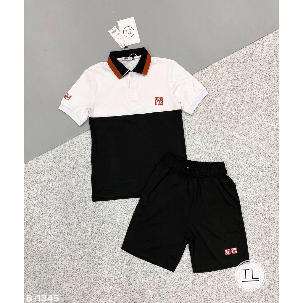 [CAO CẤP ]Bộ Uniqlo Nam Bộ thể Thao Nam Vải Cá Sấu Co Dãn 4 Chiều | BigBuy360 - bigbuy360.vn