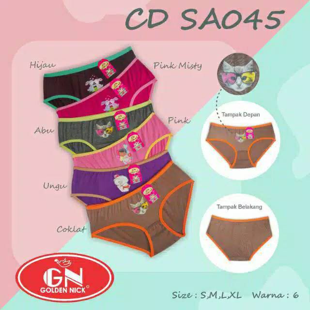 Đĩa Cd Ca Nhạc Kancut Girls Panty / Pants In Gold Nick Girls Art.sa045 Mama