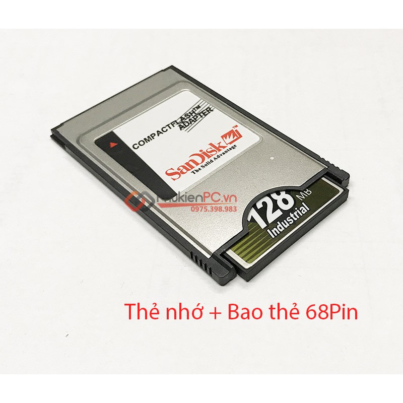 Thẻ nhớ CF Card Transcend công nghiệp industrial 128MB