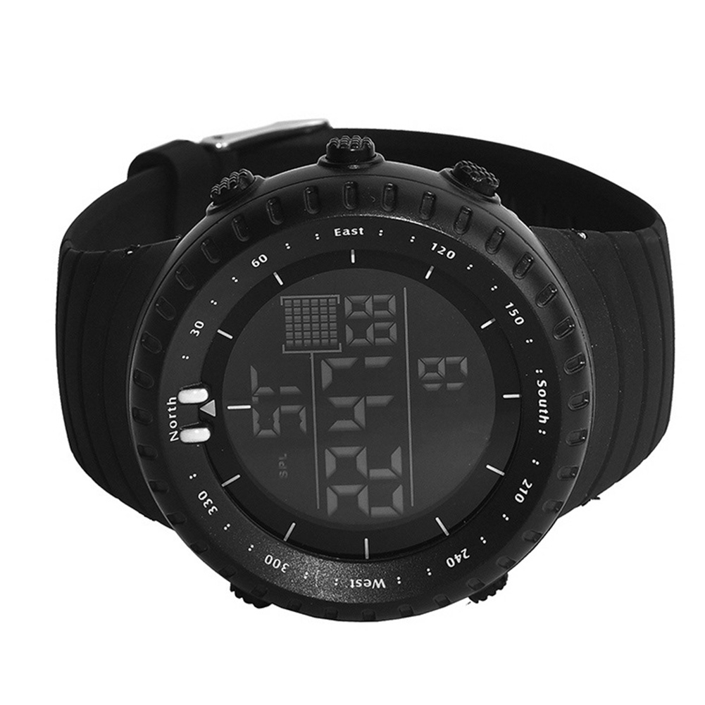 MACmk Fashion Men Sport Digital Display Backlight Week Date Alarm Wrist Watch Gift