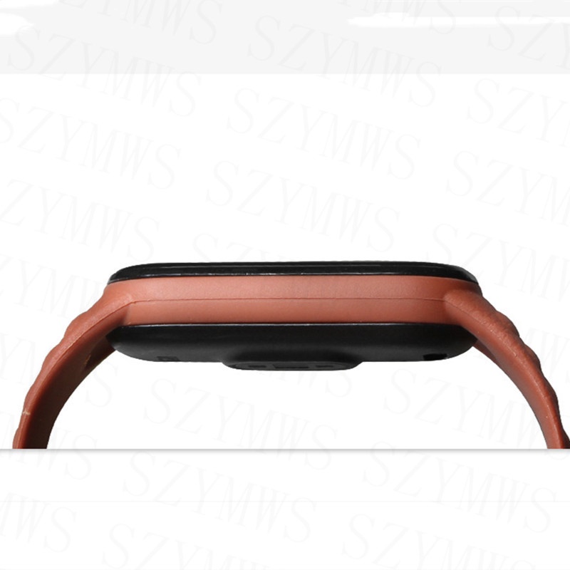Dây Đeo Thay Thế Chất Liệu Silicon Màu Trơn Cho Xiaomi Mi Band 5 6 7 Mi Band 7 6 5