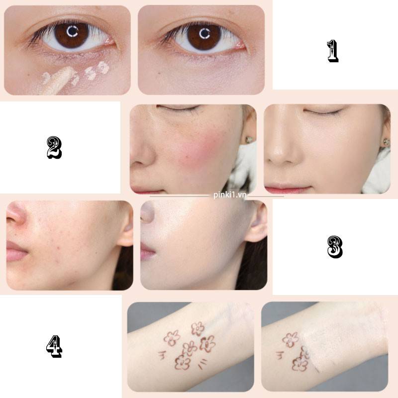 (Hàng Mới Về) Kem Che Khuyết Điểm Dạng Lỏng Dưỡng Ẩm Lâu Trôi Tiện Dụng | BigBuy360 - bigbuy360.vn