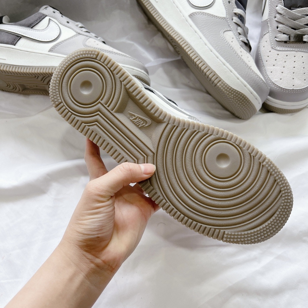 Giày AF1 Xám lông chuột, Giày Air Force 1 Low Xám khói phối màu nam nữ