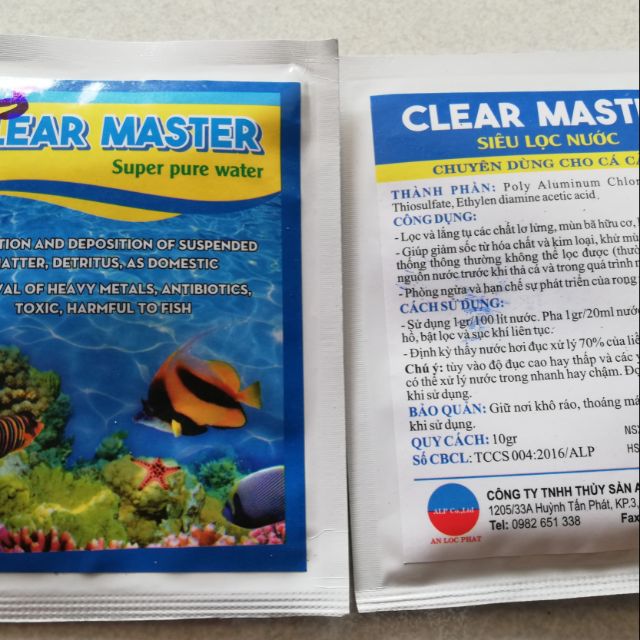 Clear master