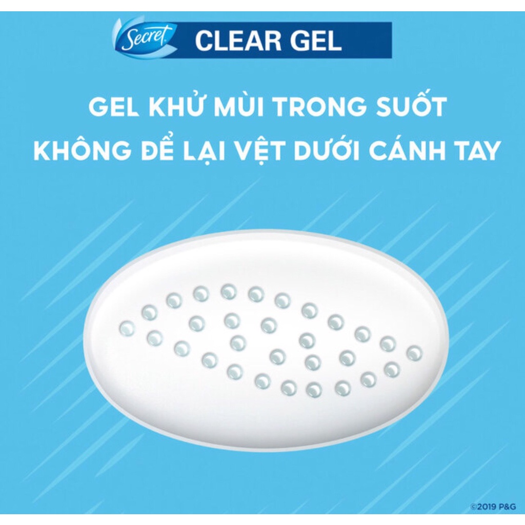 Gel Khử Mùi Secret Giảm Tiết Mồ Hôi Protecting Powder 73g Outlast Clear Gel Deodorant #Protecting Powder