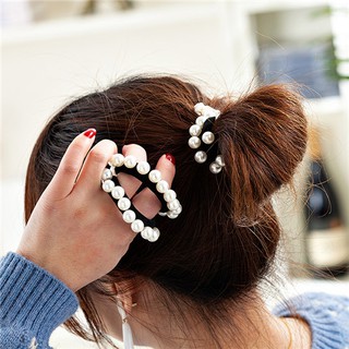 Dây buộc tóc đính ngọc trai