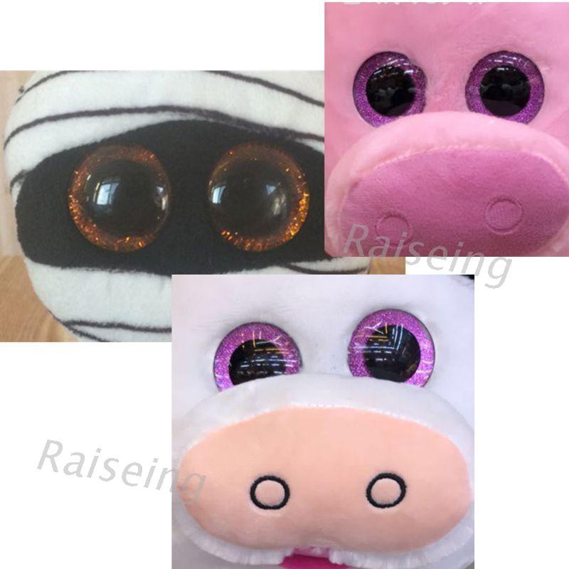 ℜ-ℜ 16 20 24mm 10pcs Shinning Plastic Doll Eyes Craft Eyes DIY For Plush Bear Stuffed Toys Animal 