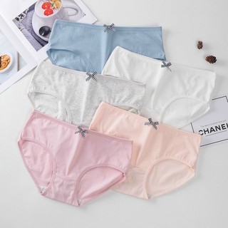 Quần lót nữ,Quần lót cotton trơn co giãn nhẹ nhàng kiểu dáng dễ mặc