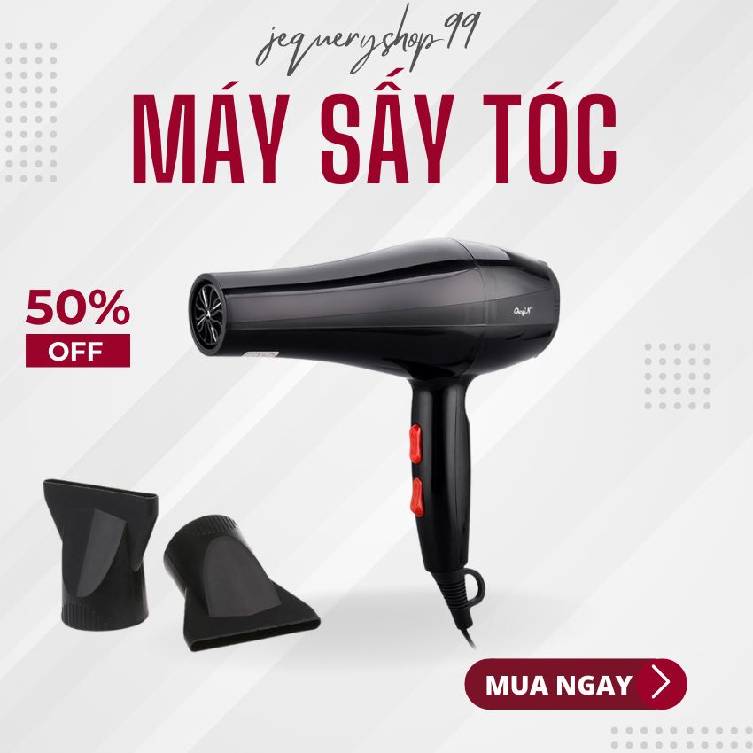 Máy sấy tóc công suất lớn tạo kiểu chính hãng , máy khò tóc 2 chiều nóng lạnh 2200w