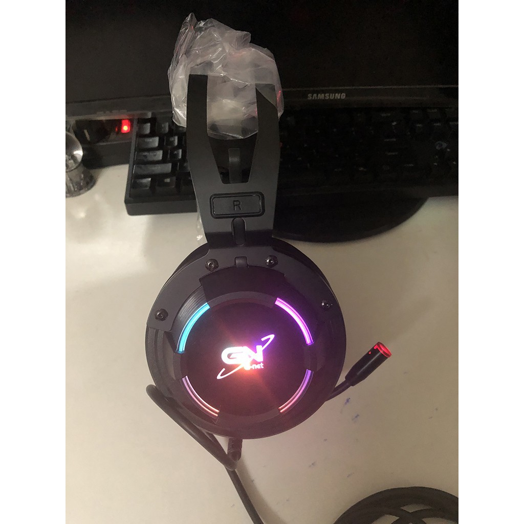 [ Giá gốc ] Tai Nghe Gaming GNet GH268  Led RGB  Âm Thanh 7.1 Cổng USB  BH 12 T chính hãng