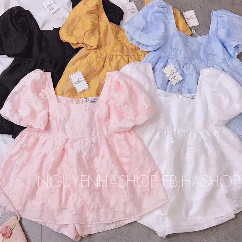 [ẢNH THẬT]SET BỘ BABYDOLL VOAN TƠ ĐÁM MÂY | BigBuy360 - bigbuy360.vn