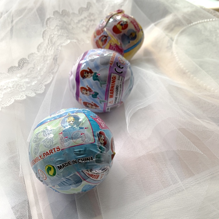 Mô Hình Dạng Trứng Nhân Vật Disney Lọ Lem, Bạch Tuyết, Tiên Cá 3 Mẫu Trong Trứng Cực CUTE Cực Sắc Nét Trang Trí Tr