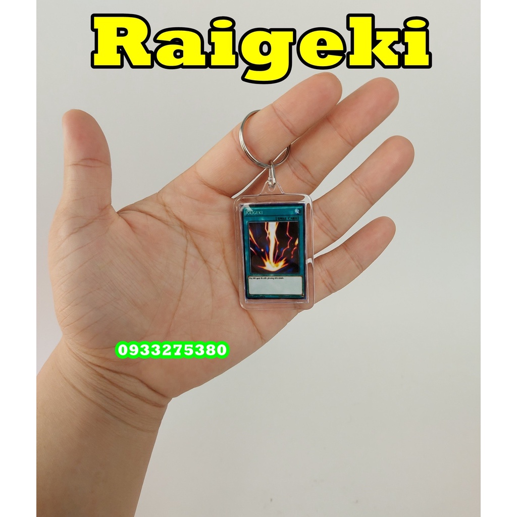 Móc khóa Yugioh - Raigeki