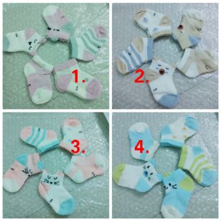 Tất lưới cổ ngắn cho bé - sét 5 đôi