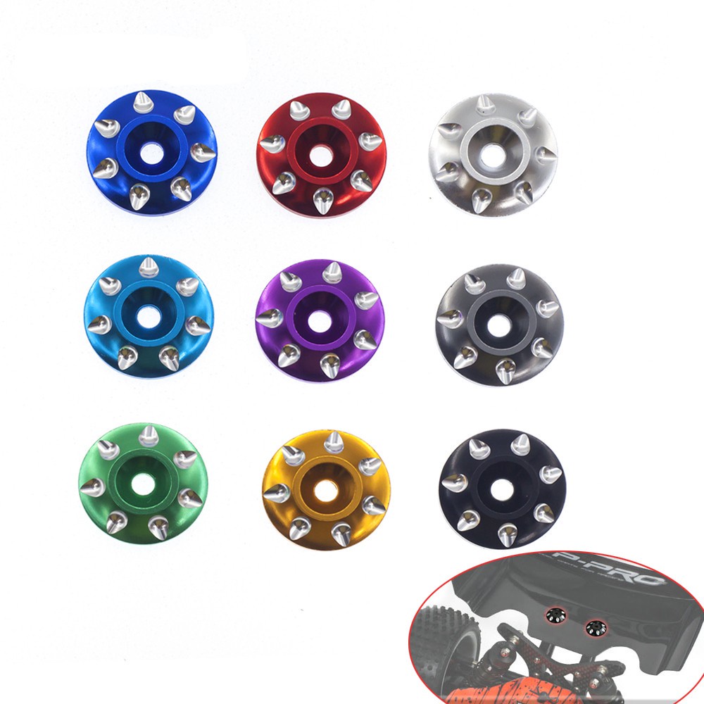 Set 2 vòng đệm vè bánh sau cố định cho xe địa hình 1/8